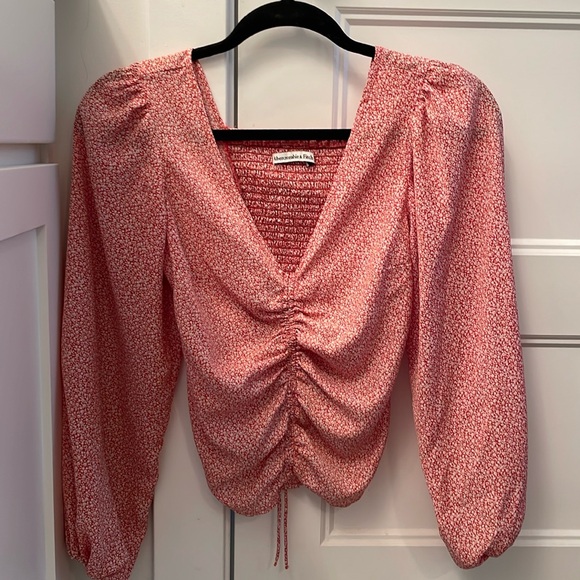 Abercrombie tie front blouse - Picture 1 of 4